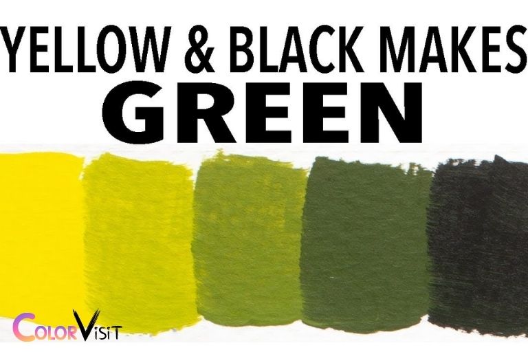 what color does yellow black and white make
