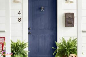 what color door goes with white walls