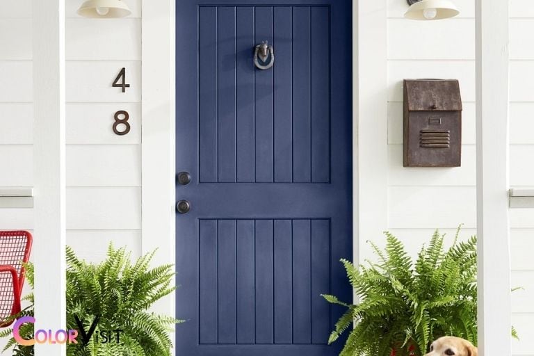 what color door goes with white walls