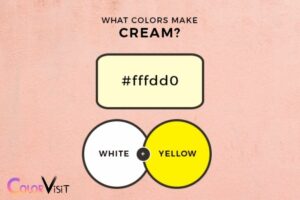 what color to mix with white to make cream