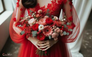 What Color Bouquet With Red Dress