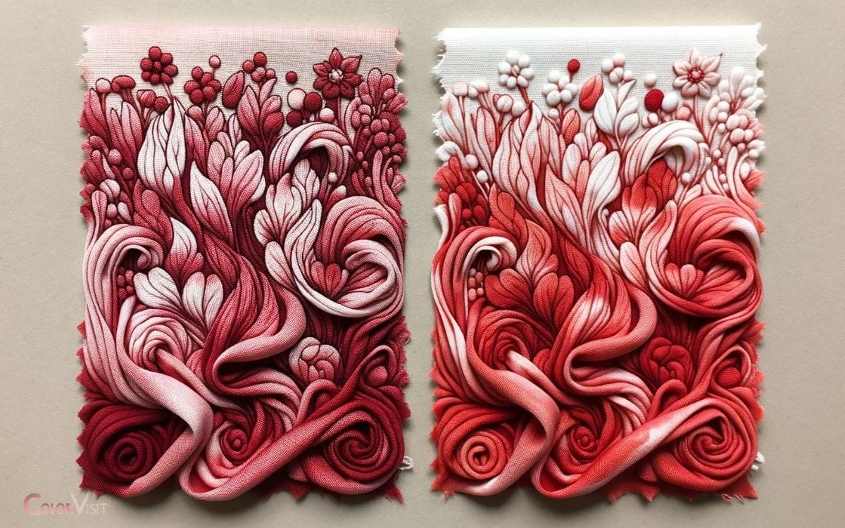 What Color Does Red Turn When Bleached