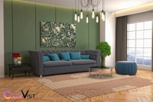 what color curtains with green walls and brown furniture 1
