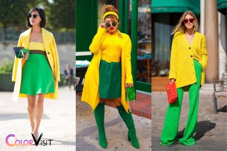 what color goes with green clothes