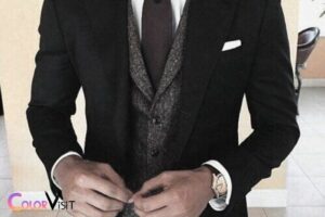 what color vest with black suit