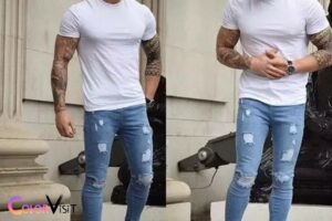 what color goes with light blue pants