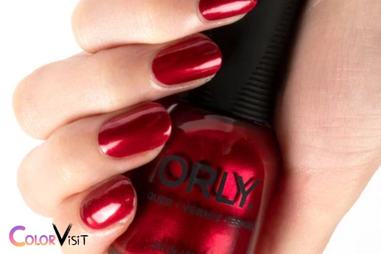 what color nail polish with red dress and black shoes