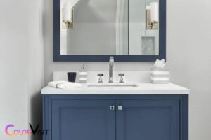 what color walls with navy blue vanity