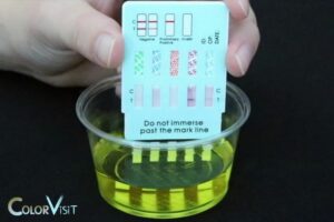 what does read green color mean on drug test