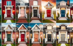 What Color Door With Red Brick House