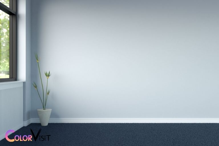 blue carpet what color walls