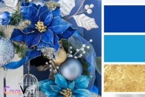 what color goes with blue and silver