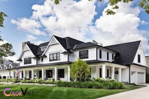 what color gutters with black roof