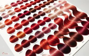 Auburn Red Hair Color Chart
