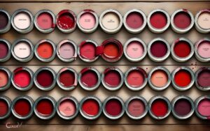 Different Types of Red Color Paint