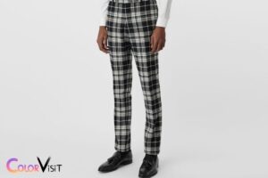 what color shirt goes with black and white checkered pants