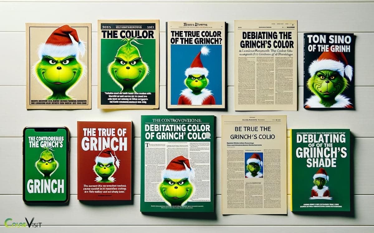 Mention Any Controversies Or Debates Around The Grinchs Color