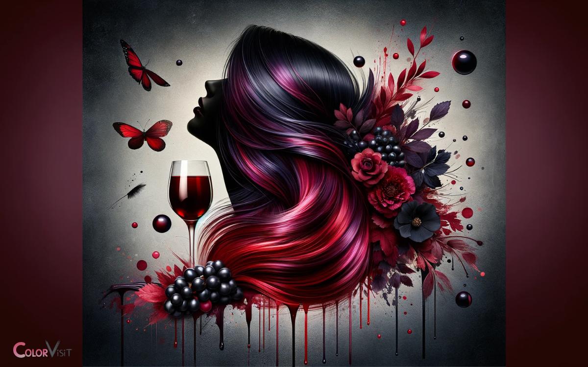 Burgundy Ombre