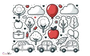 Color the Things That Are Red Worksheet