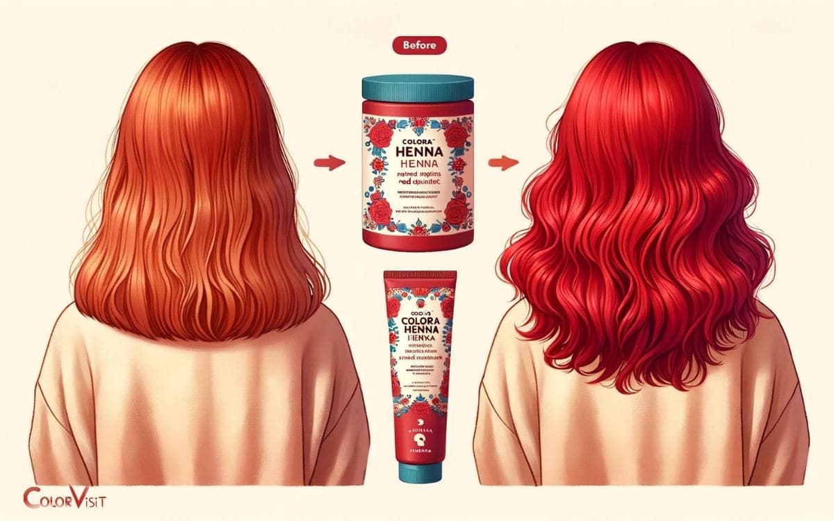 Colora Henna Red Sunset Results