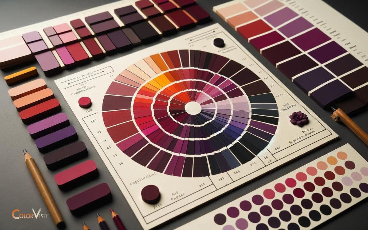 Combining Dark Red Purple With Other Colors