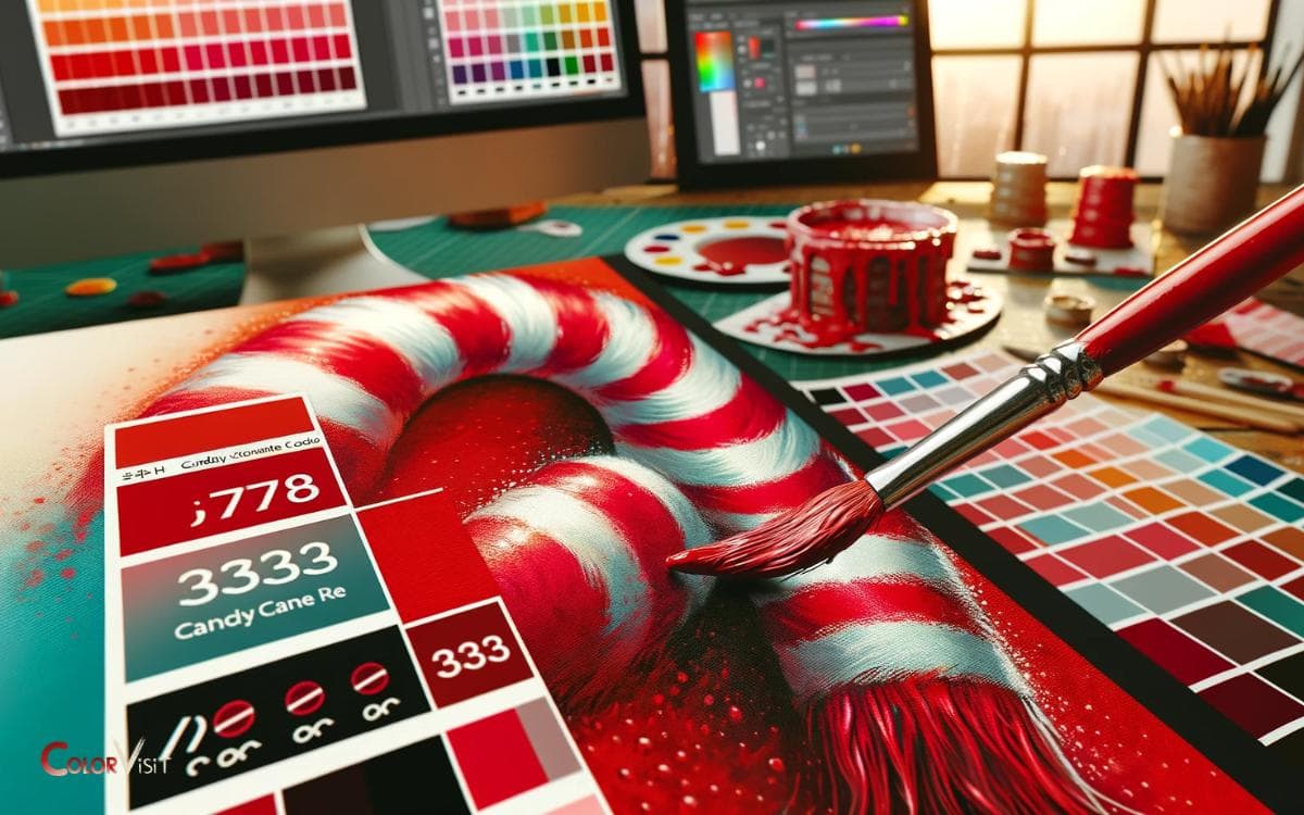 Hexadecimal Code for Candy Cane Red