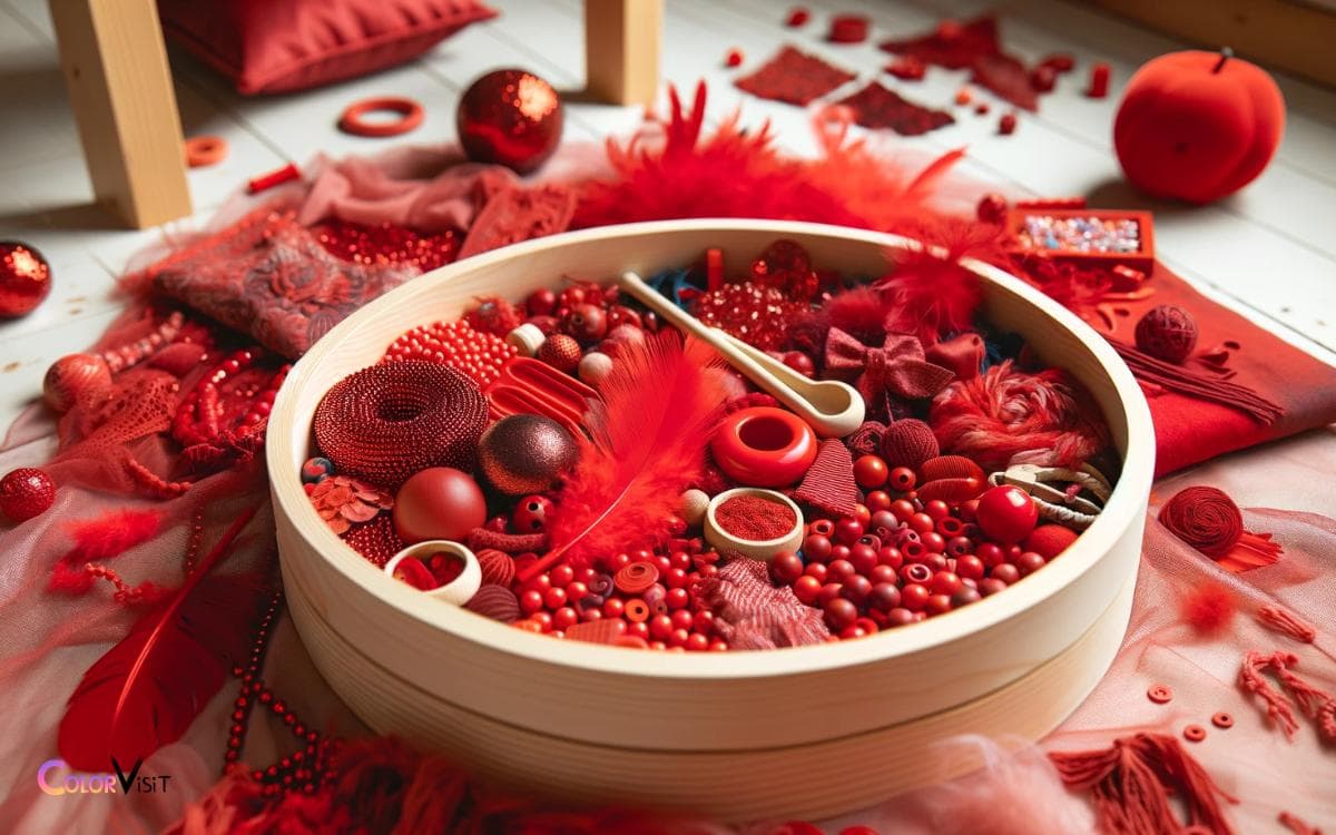 Red Sensory Bins