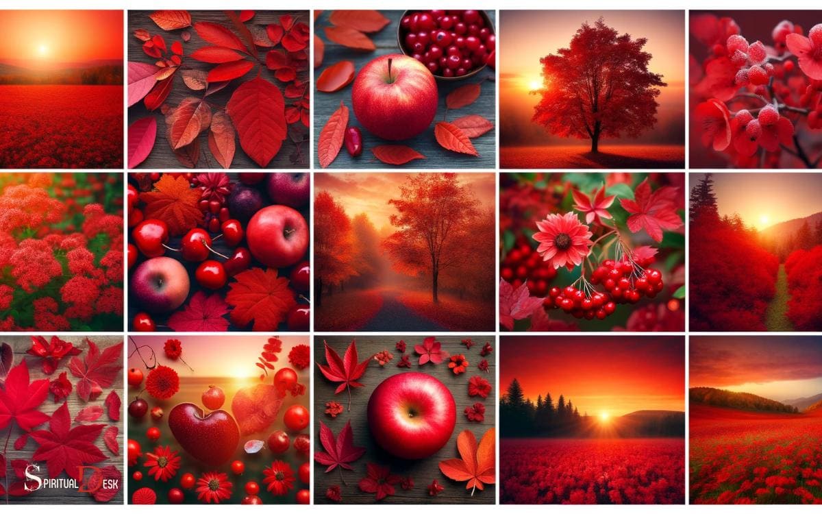 Red in Nature