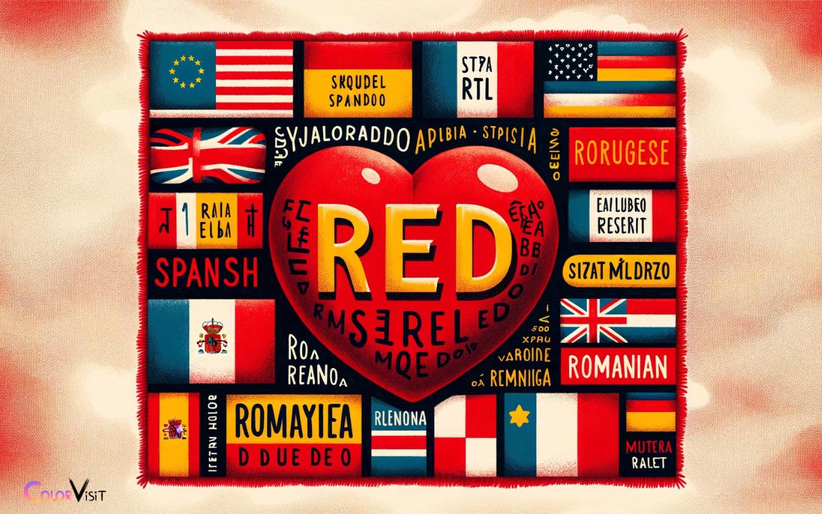 Red in Romance Languages