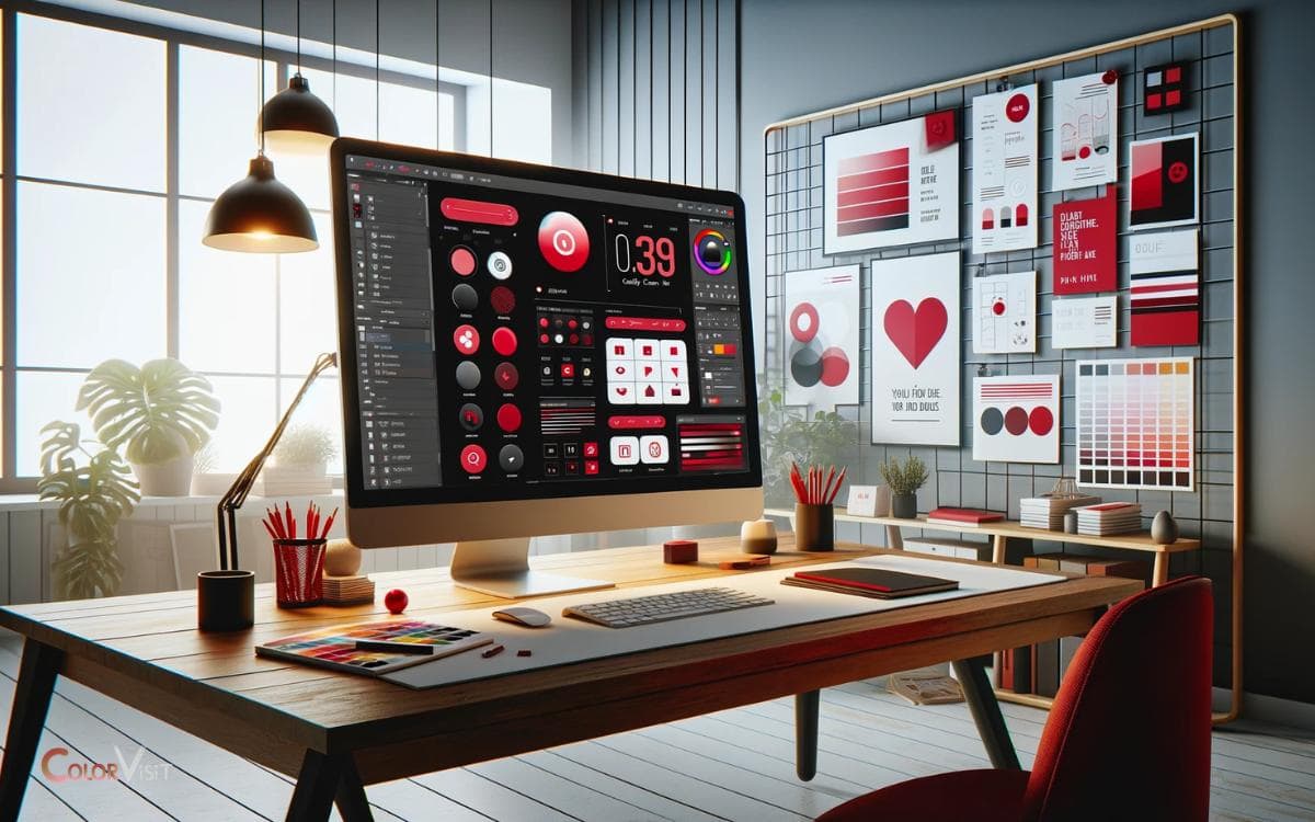 Using Candy Cane Red in Design Applications