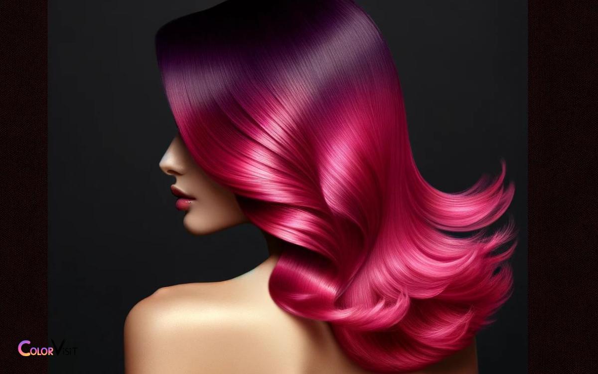 Vibrant Magenta Ombre
