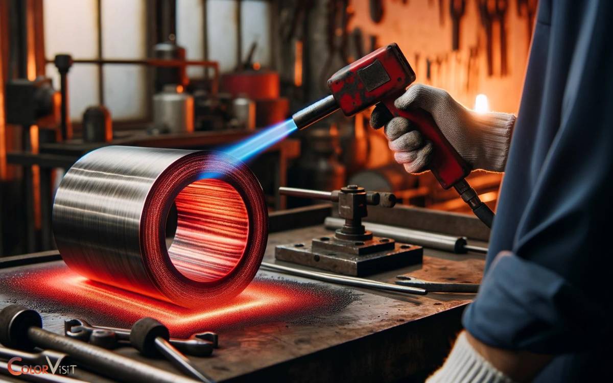 Applying Heat to Achieve Red Tones