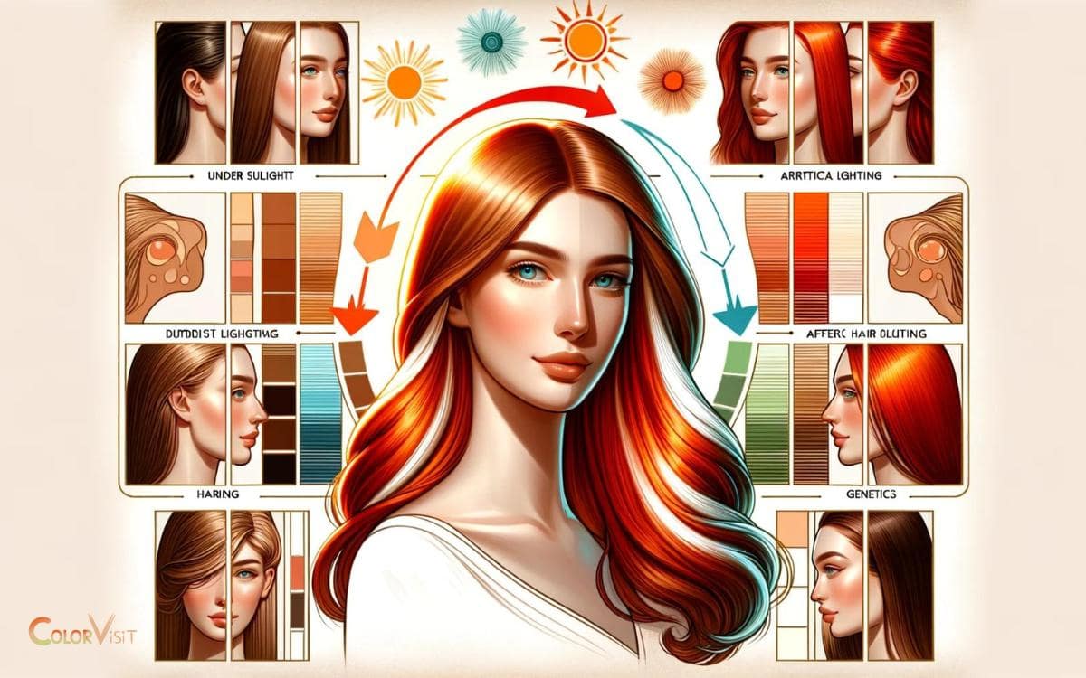Comparing Chestnut and Red Hair Shades