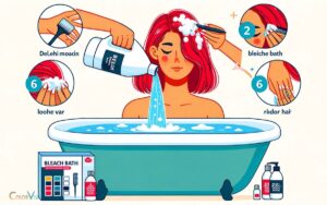 How to Bleach Bath Hair to Remove Red Color