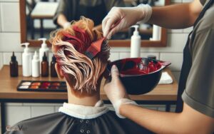 How to Color Blonde Hair Red