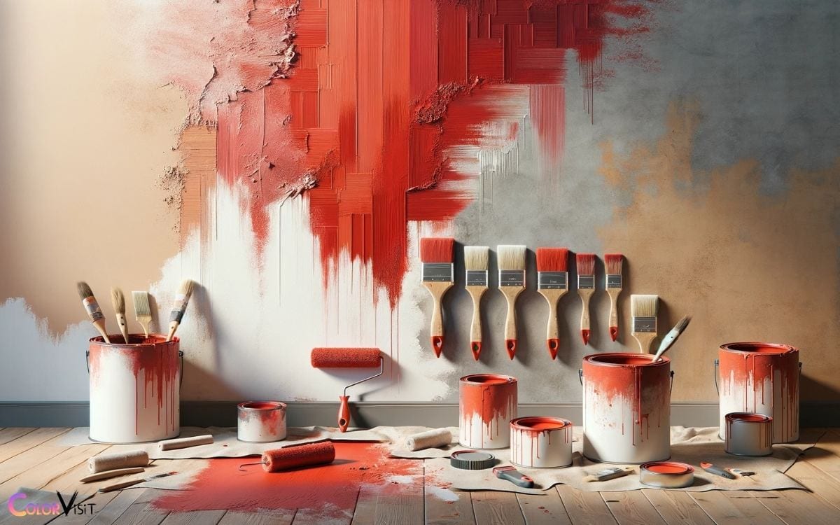 How to Cover Red Paint with a Lighter Color