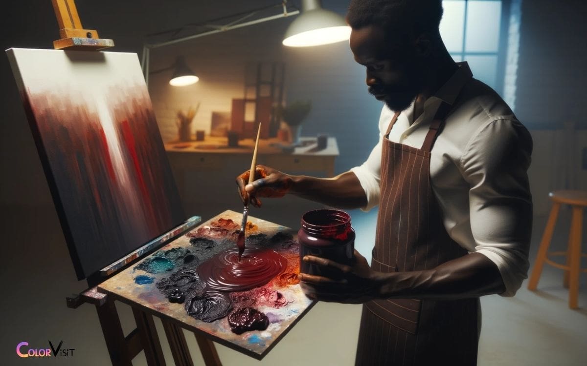 How to Make a Dark Red Color