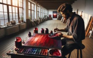 How to Make a Dark Red with Colored Pencils