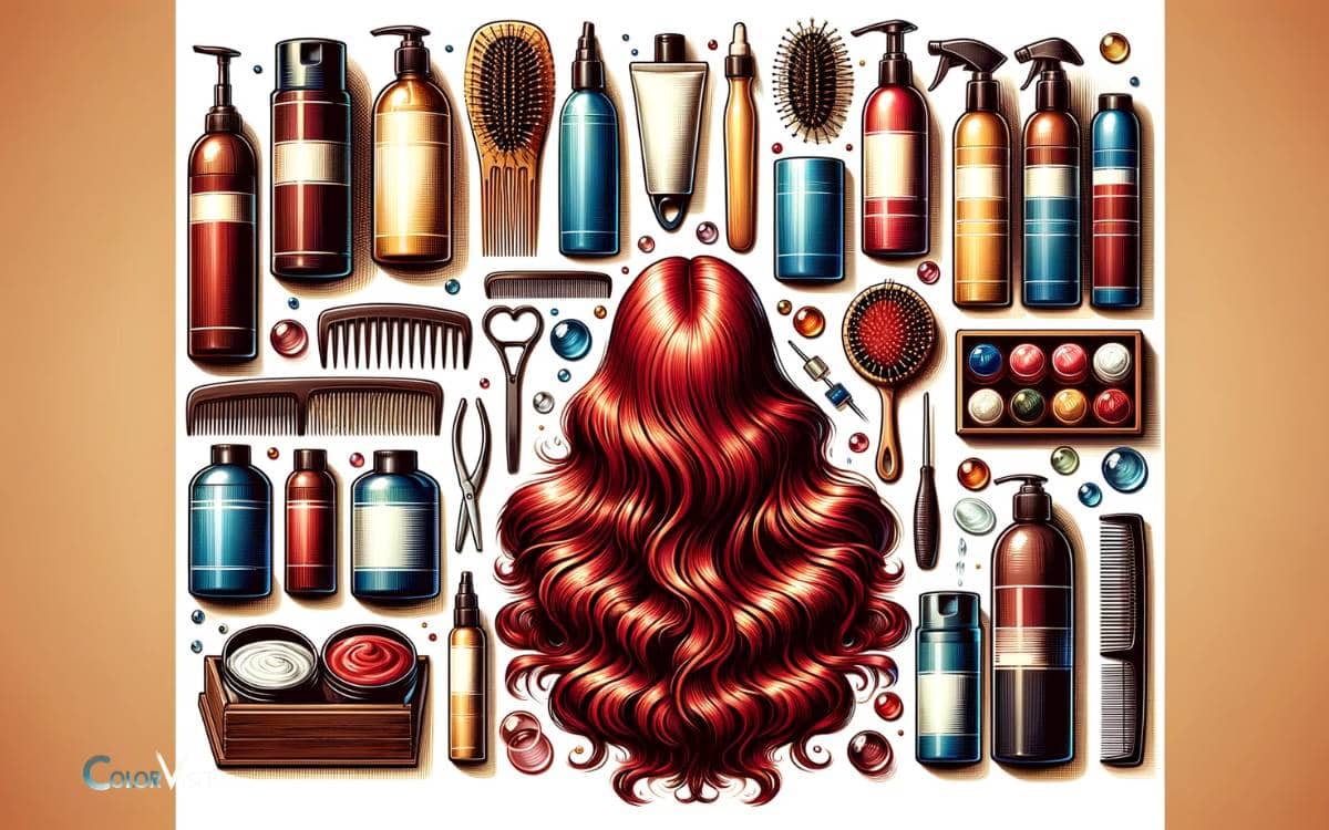 Red Hair Maintenance Routine