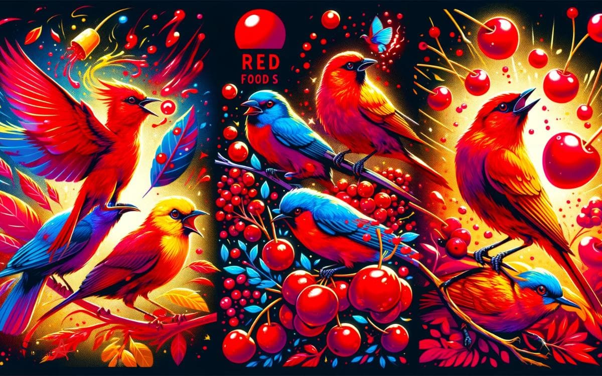 Red as a Signal for Food and Mating