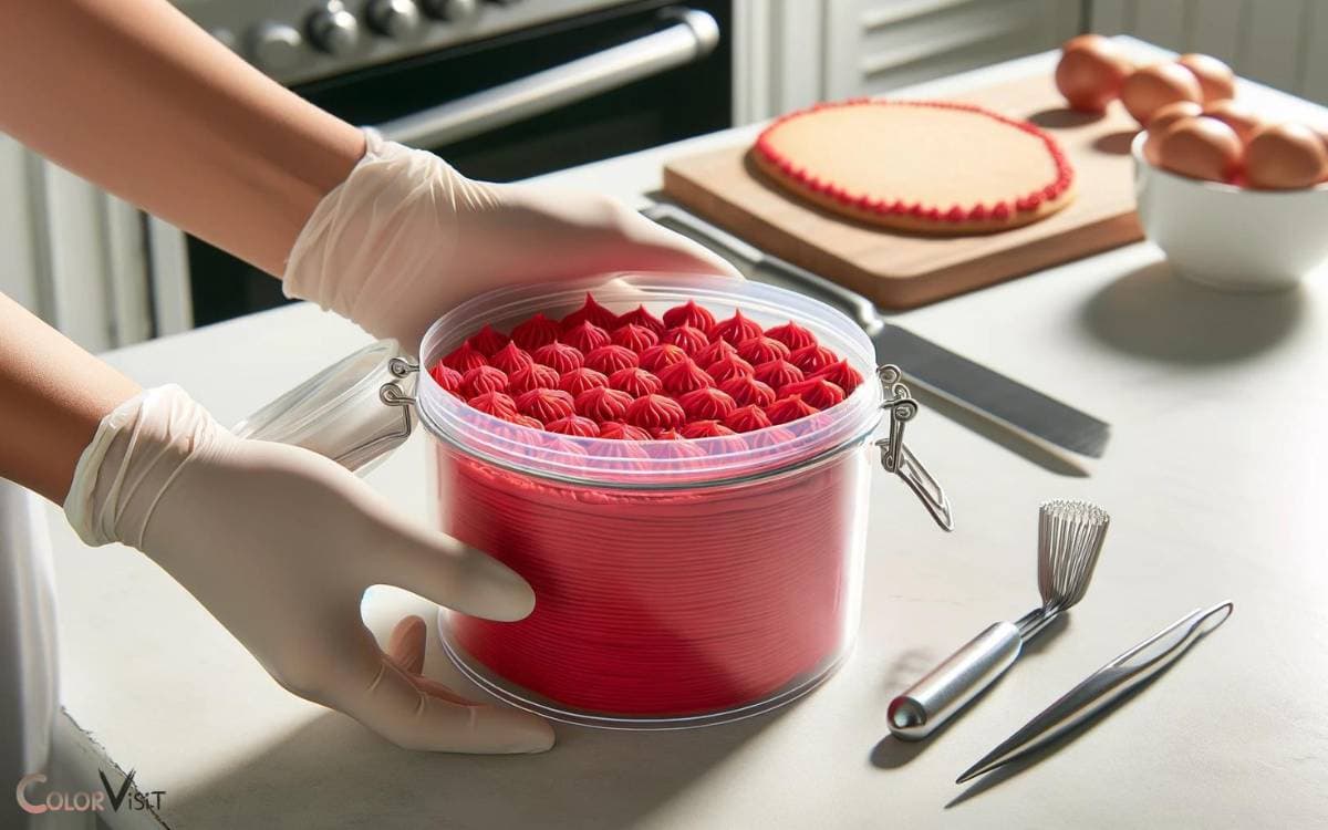 Storing and Preserving Red Royal Icing