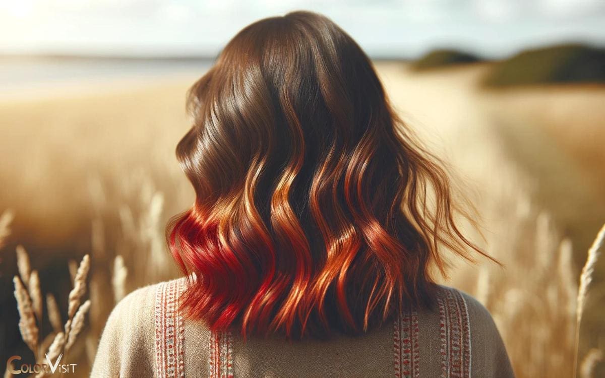 Subtle Red Balayage