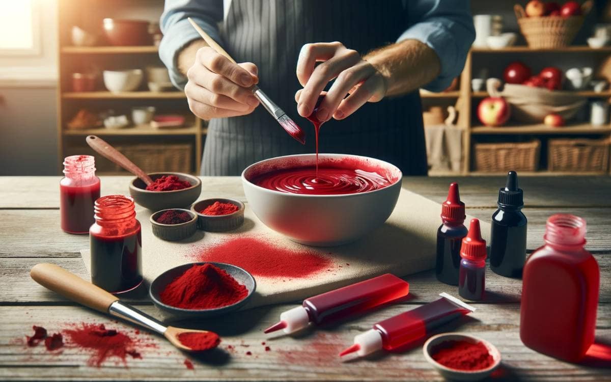 Achieving Depth Through Concentrated Red Dyes