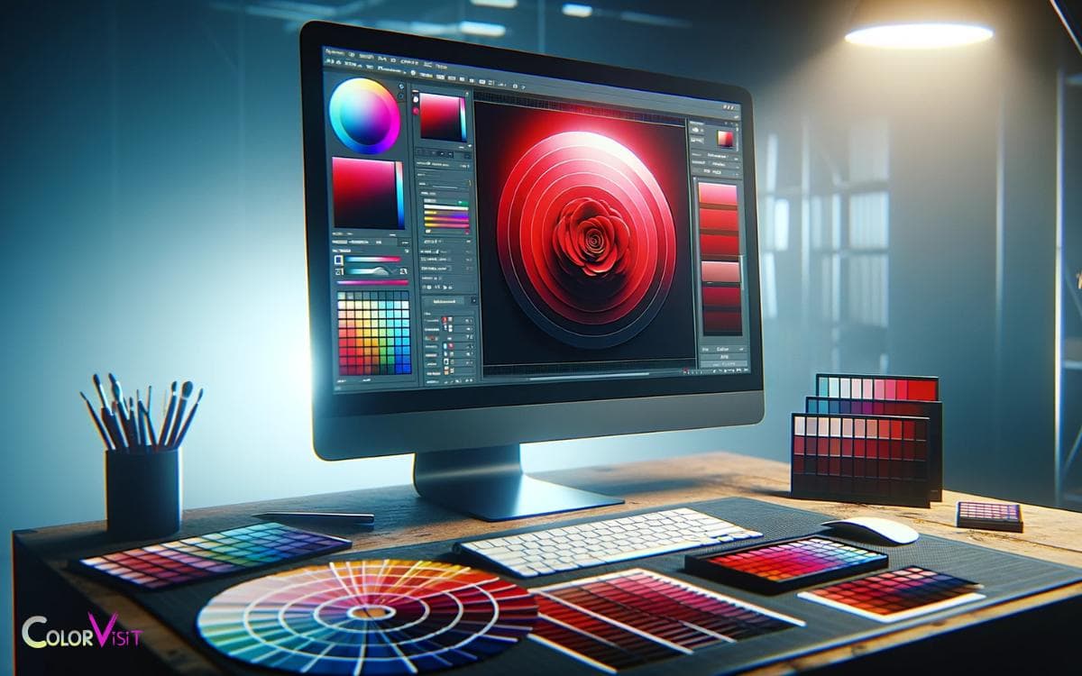 Achieving Rose Red in Digital Design