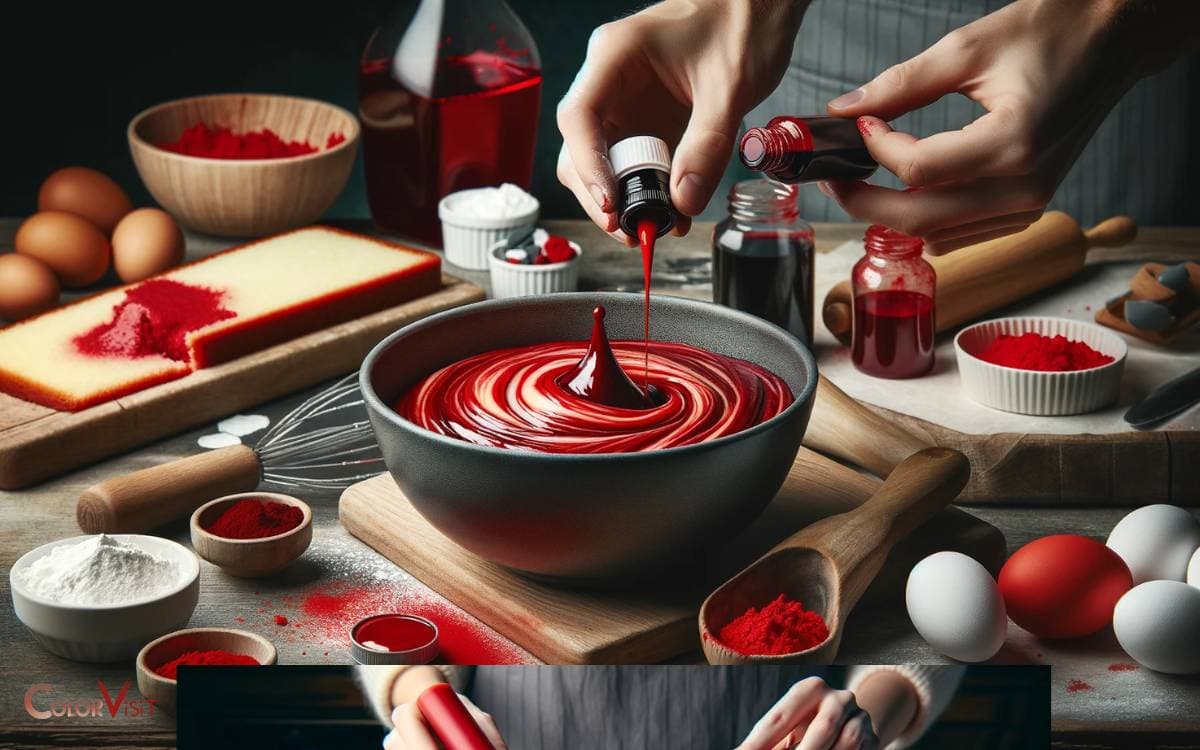 Adding the Food Coloring