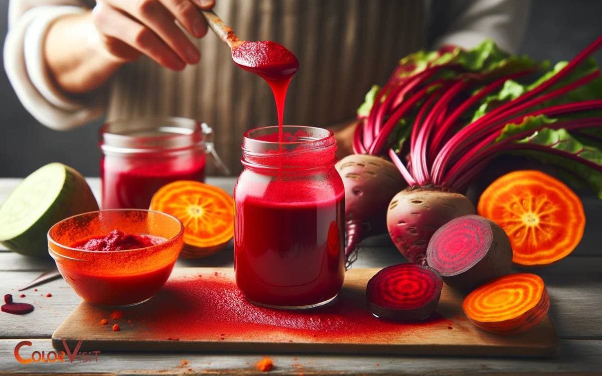 Beet Juice for a Vibrant Orange