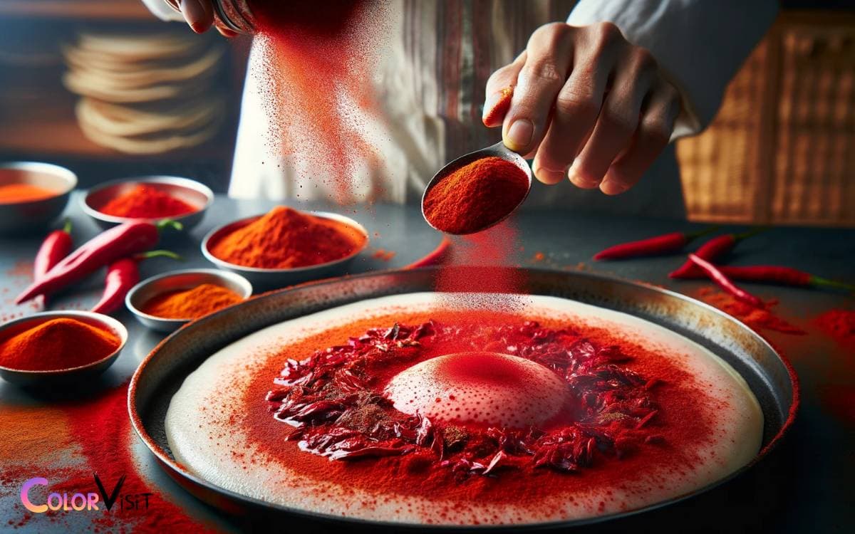 Enhancing the Red Color With Spices