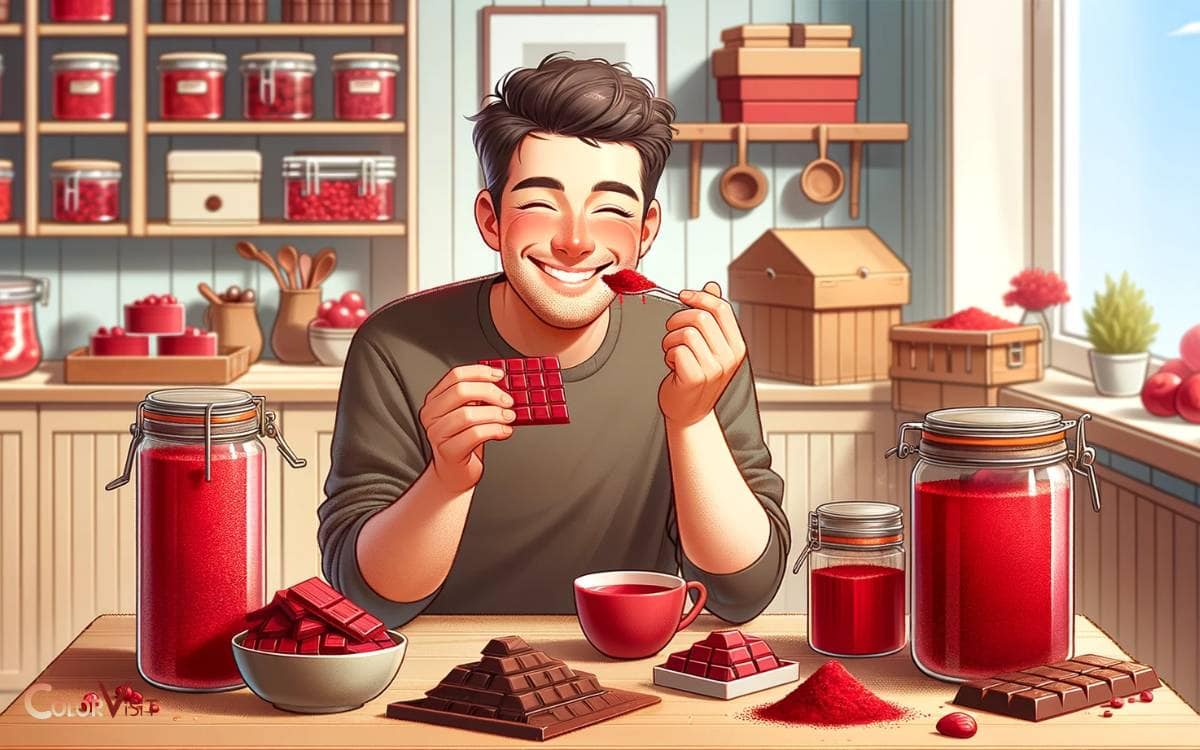 Enjoying and Storing Your Red Color Chocolate