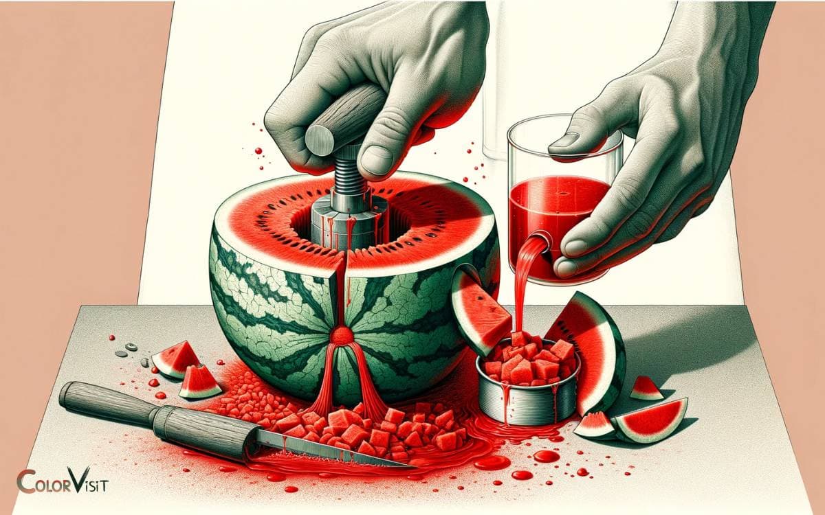 Extracting the Red Pigment