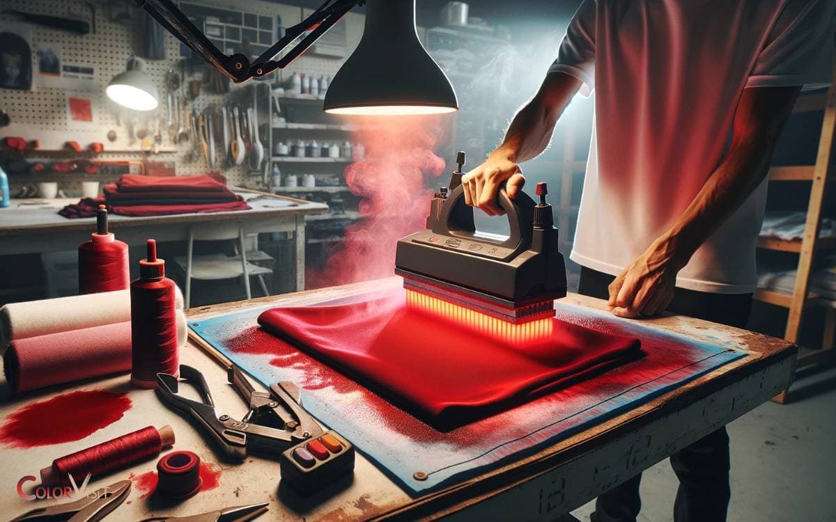 Heat Setting the Red Color